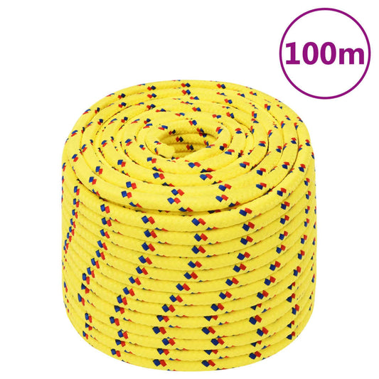 sárga polipropilén hajókötél 12 mm 100 m
