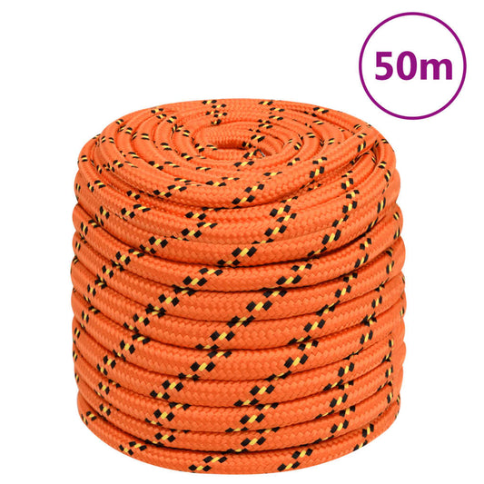 narancssárga polipropilén hajókötél 18 mm 50 m