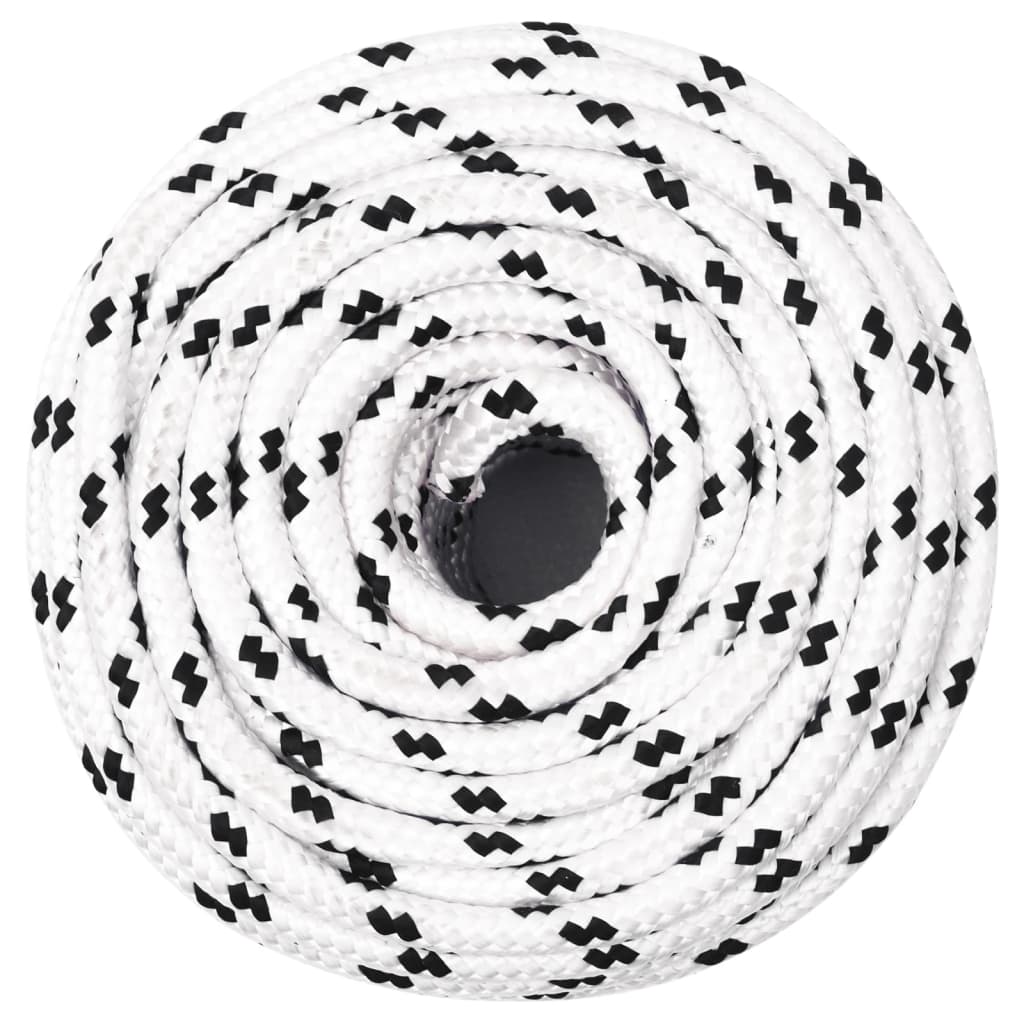 fehér poliészter munkakötél 10 mm 100 m