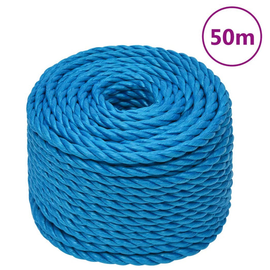 kék polipropilén munkakötél 24 mm 50 m