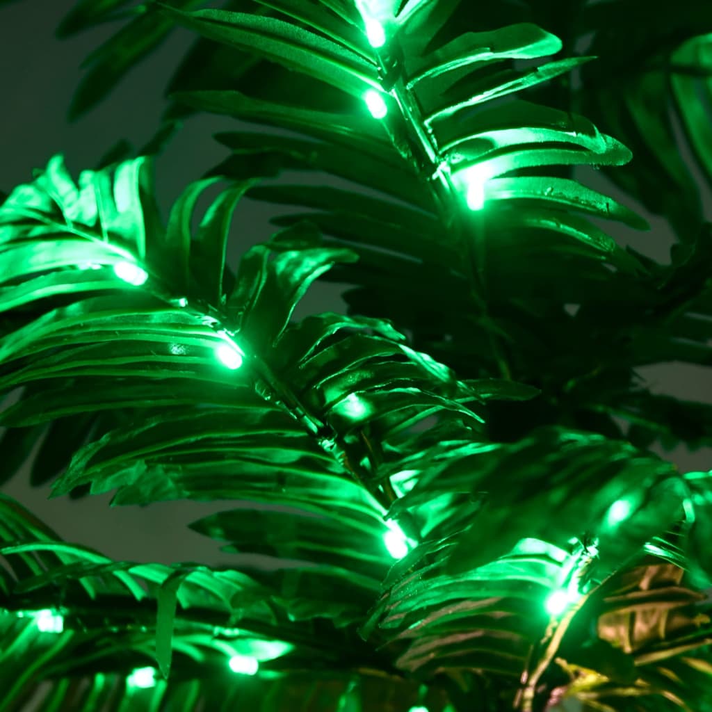 LED-es pálmafa 88 meleg fehér LED-del 150 cm