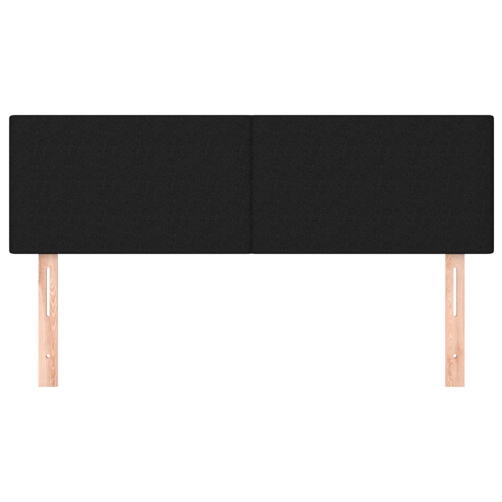 2 db fekete szövet fejtámla 72 x 5 x 78/88 cm