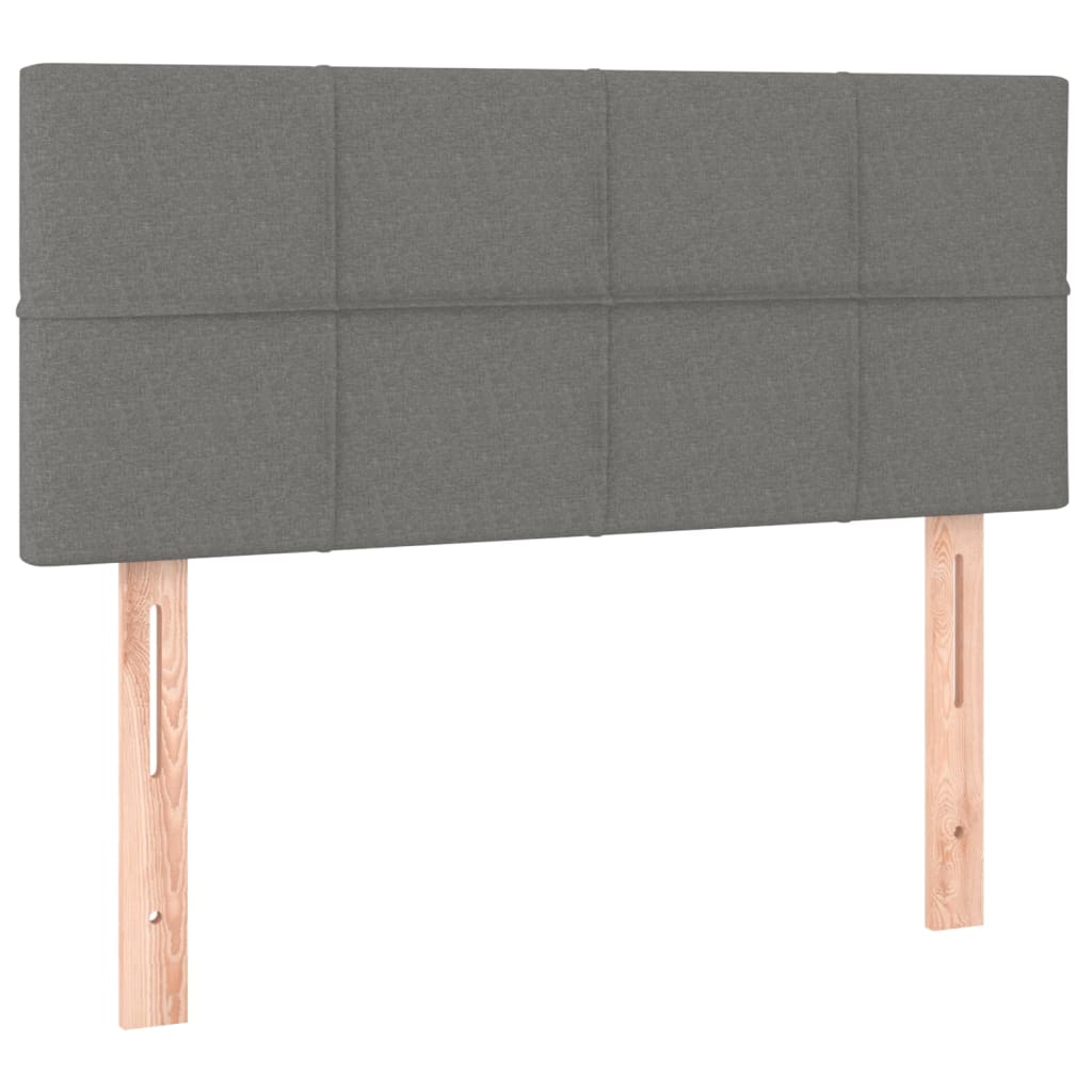 sötétszürke szövet fejtámla 90x5x78/88 cm