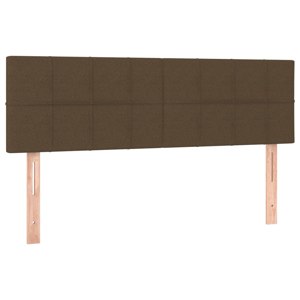 2 db sötétbarna szövet fejtámla 72 x 5 x 78/88 cm