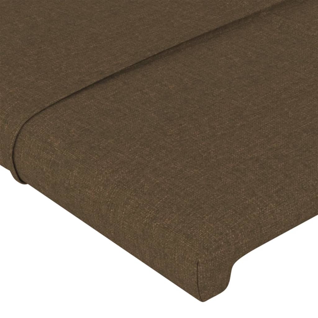 2 db sötétbarna szövet fejtámla 72 x 5 x 78/88 cm