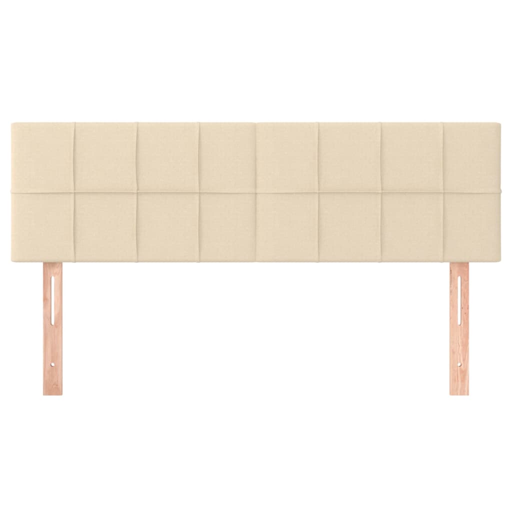 2 db krémszínű szövet fejtámla 72 x 5 x 78/88 cm