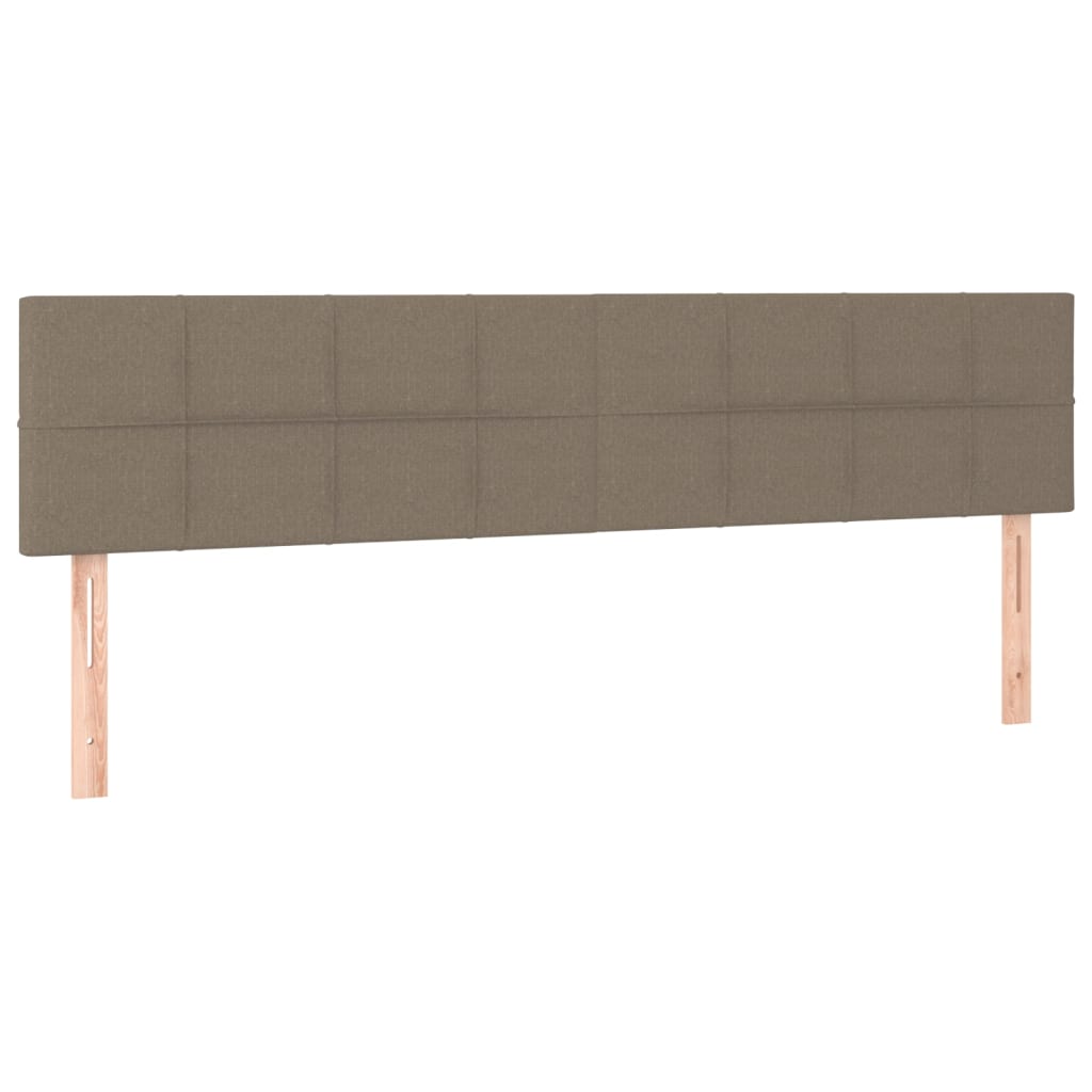 2 db tópszínű szövet fejtámla 100x5x78/88 cm