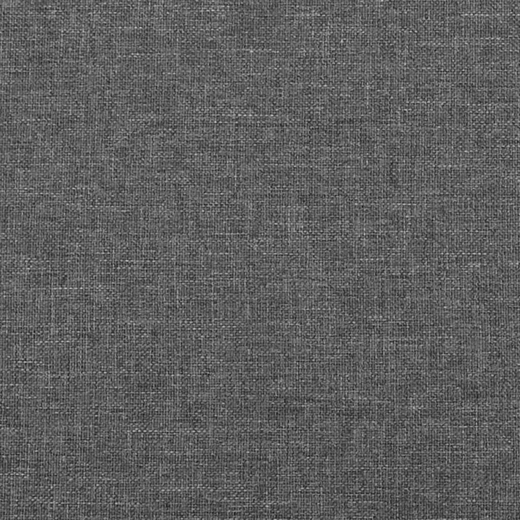 2 db sötétszürke szövet fejtámla 90x5x78/88 cm