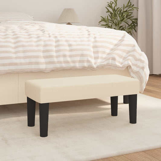 krémszínű szövet pad 70 x 30 x 30 cm