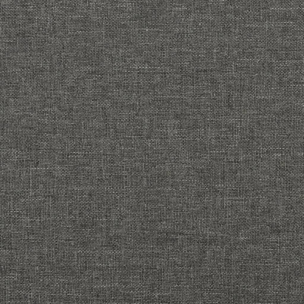 sötétszürke szövet zsebrugós ágymatrac 80 x 200 x 20 cm