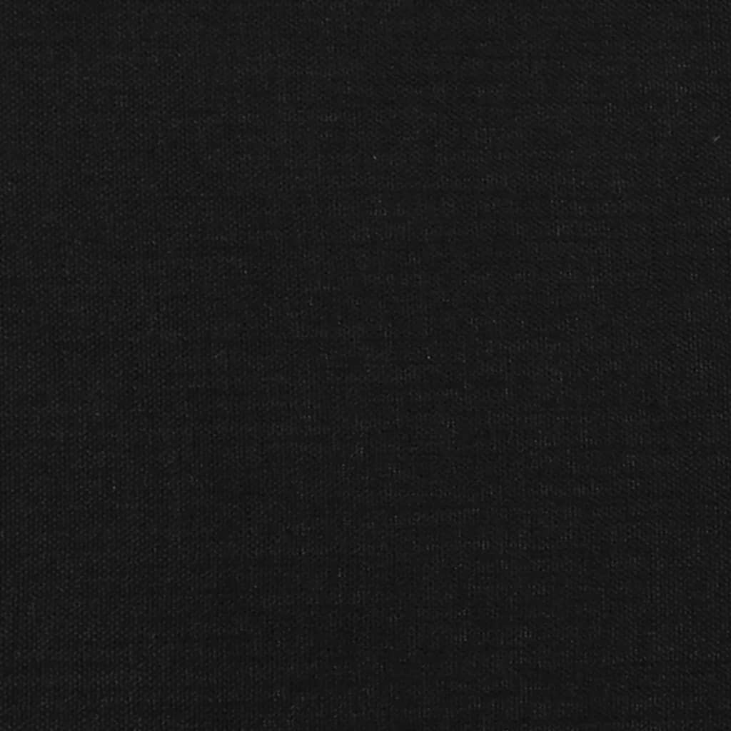 fekete szövet zsebrugós ágymatrac 100x200x20 cm