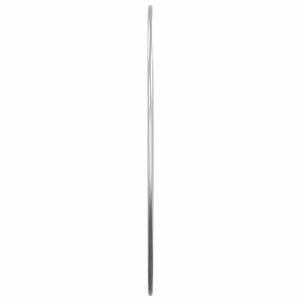 ezüstszínű falitükör Ø 40 cm Kerek