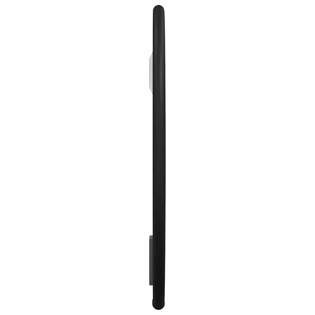 fekete falitükör Ø 20 cm Kerek