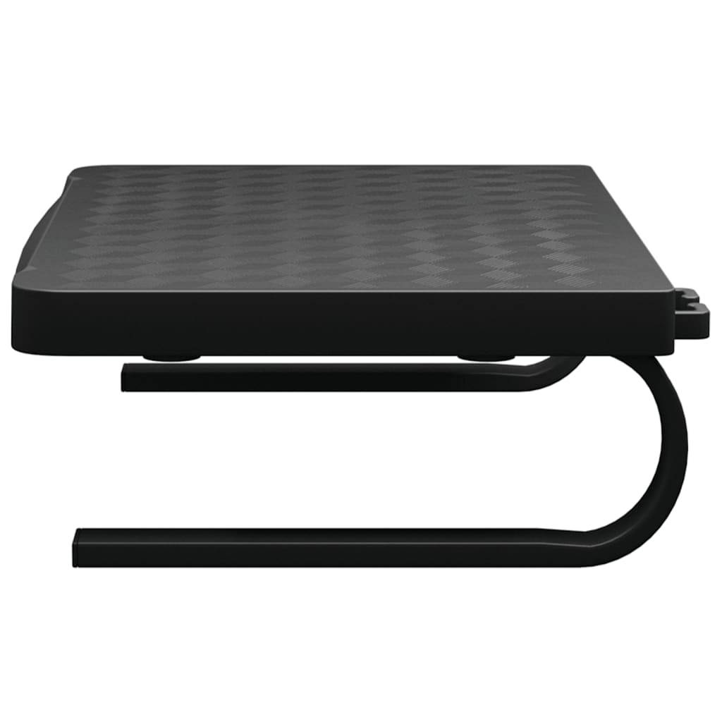 fekete monitorállvány 37 x 28 x 11,5 cm