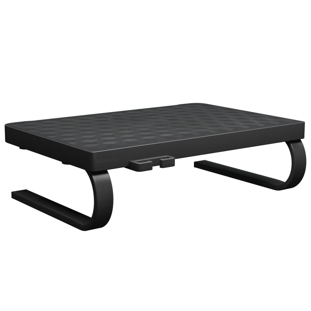 fekete monitorállvány 37 x 28 x 11,5 cm
