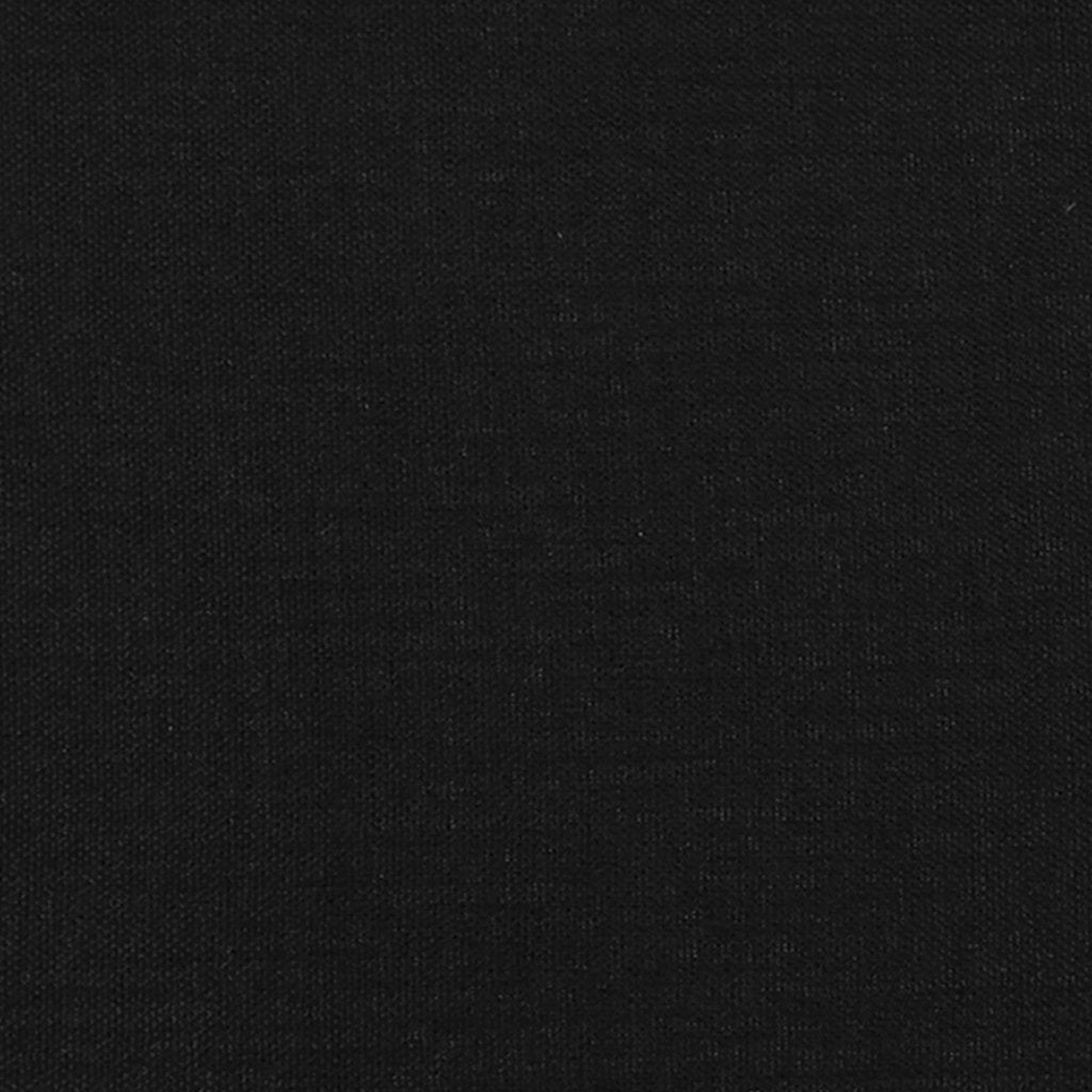 fekete szövet ágykeret matrac nélkül 100x200 cm