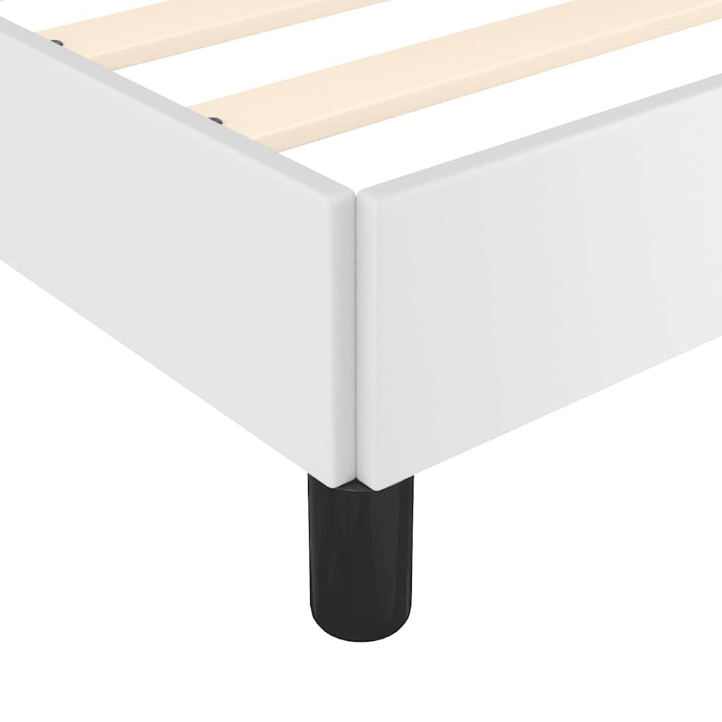 fehér ágykeret fejtámlával matrac nélkül 90x200 cm