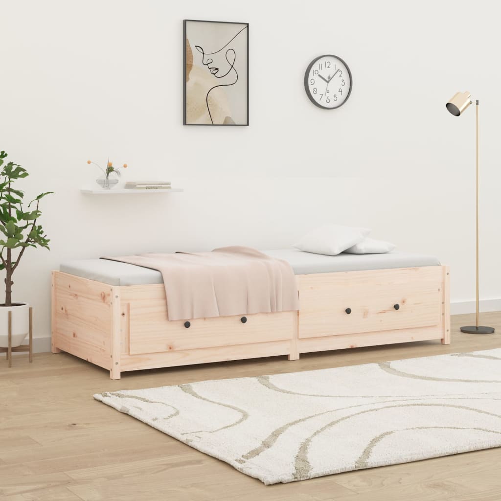 tömör fenyőfa kanapéágy matrac nélkül 80 x 200 cm