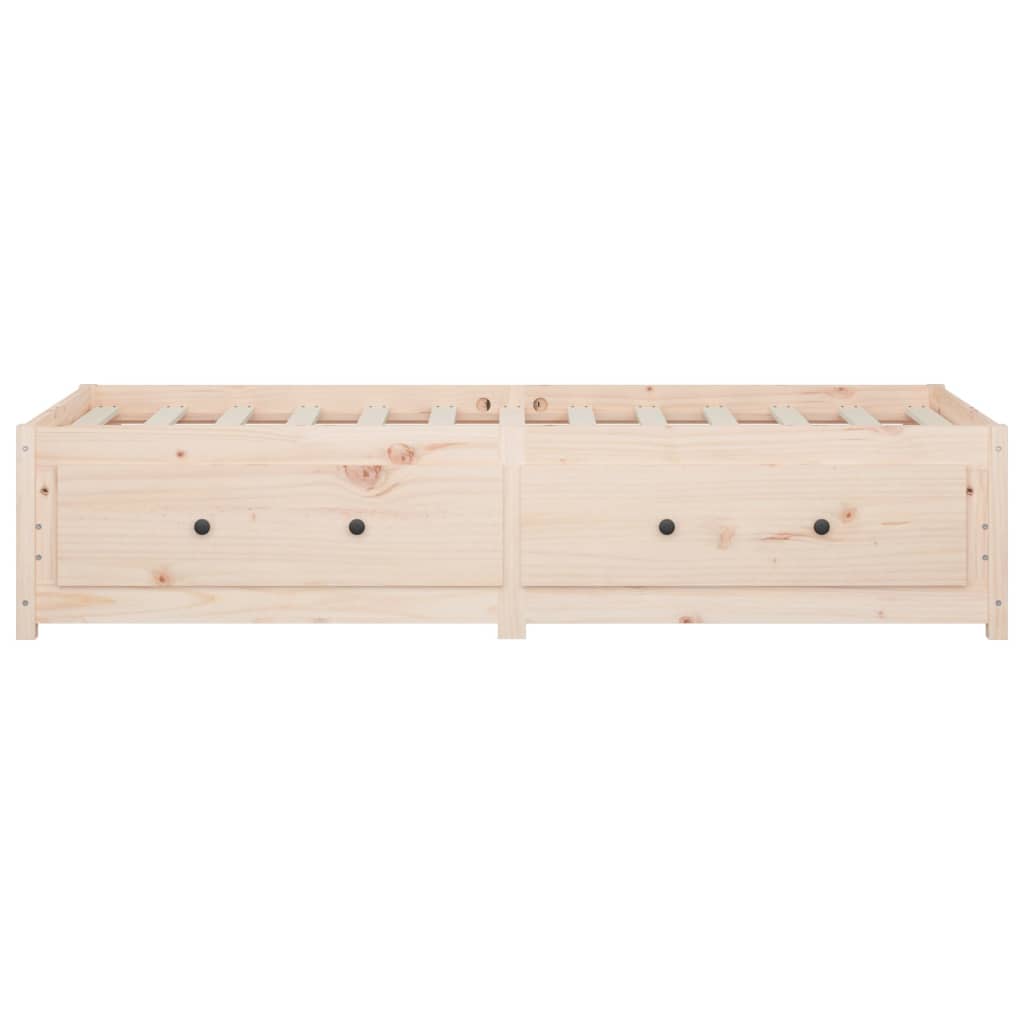 tömör fenyőfa kanapéágy matrac nélkül 80 x 200 cm