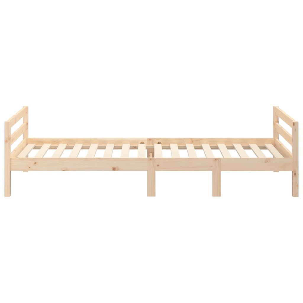 tömör fenyőfa ágy matrac nélkül 75 x 190 cm