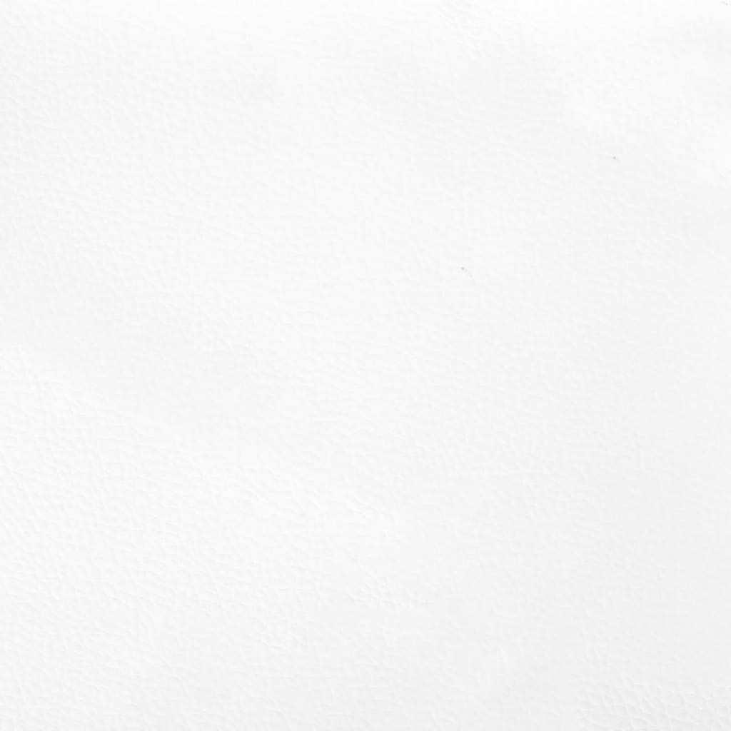 2 db fehér műbőr fejtámla 100x5x78/88 cm