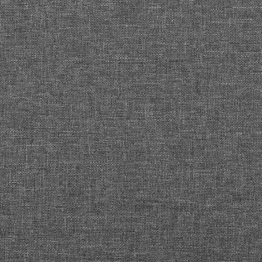 sötétszürke szövet fejtámla szárnyakkal 147x23x78/88 cm