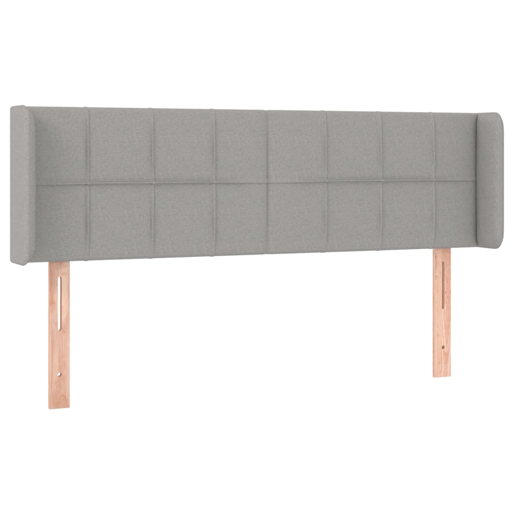 világosszürke szövet fejtámla 147x16x78/88 cm