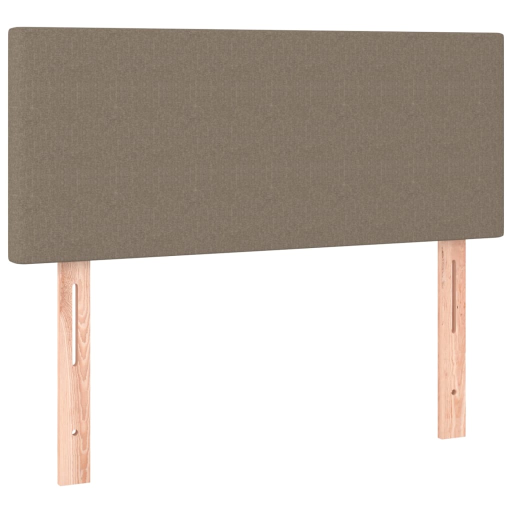 tópszínű szövet LED-es fejtámla 90x5x78/88 cm