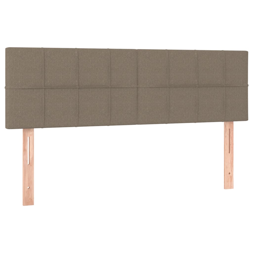 tópszínű szövet LED-es fejtámla 144x5x78/88 cm
