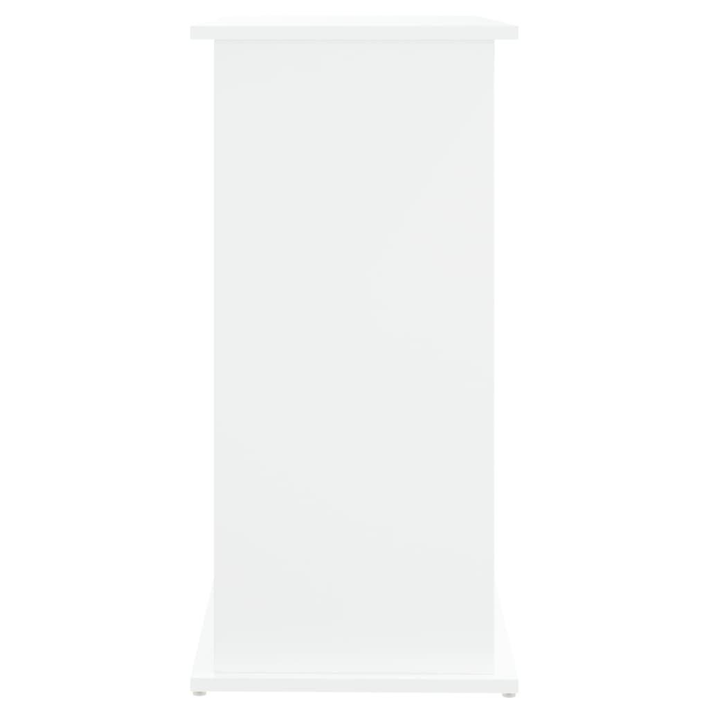 fehér szerelt fa akváriumi állvány 81x36x73 cm