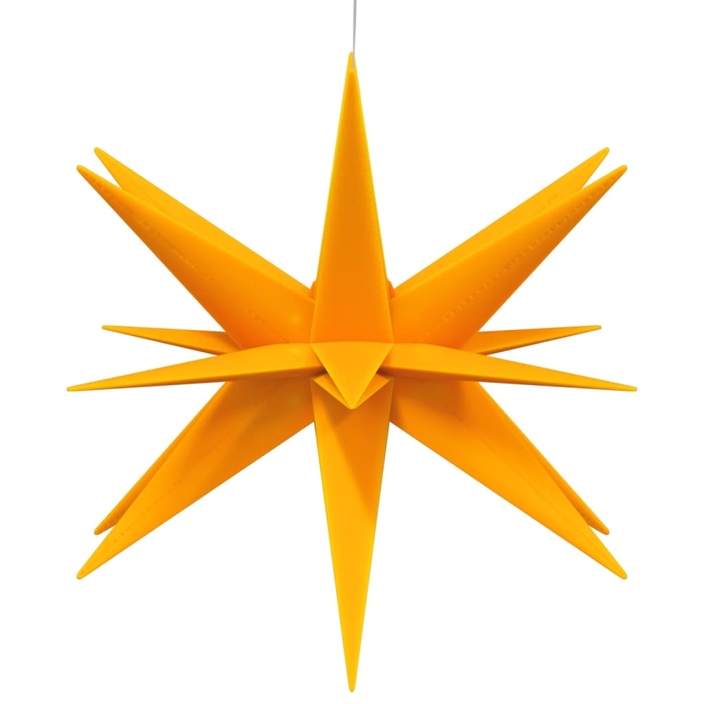 3 db összecsukható sárga karácsonyi lámpa LED-del