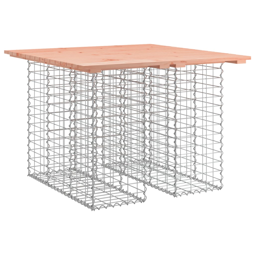 tömör duglászfenyő gabion kerti pad 100x102x72 cm