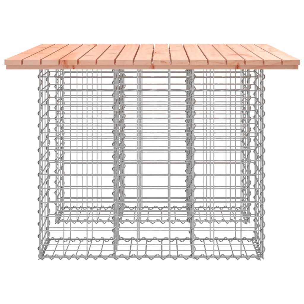 tömör duglászfenyő gabion kerti pad 100x102x72 cm