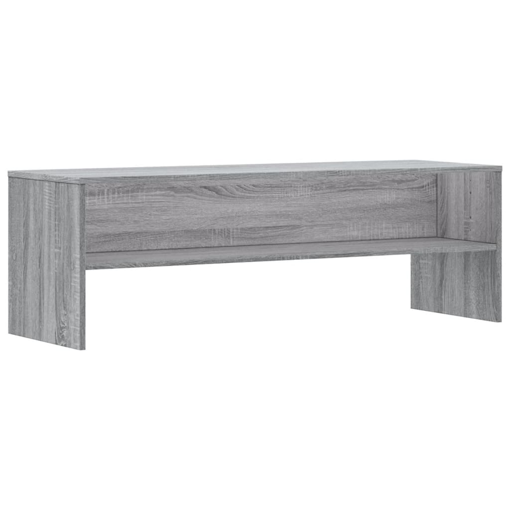 szürke sonoma színű szerelt fa TV-szekrény 120 x 40 x 40 cm