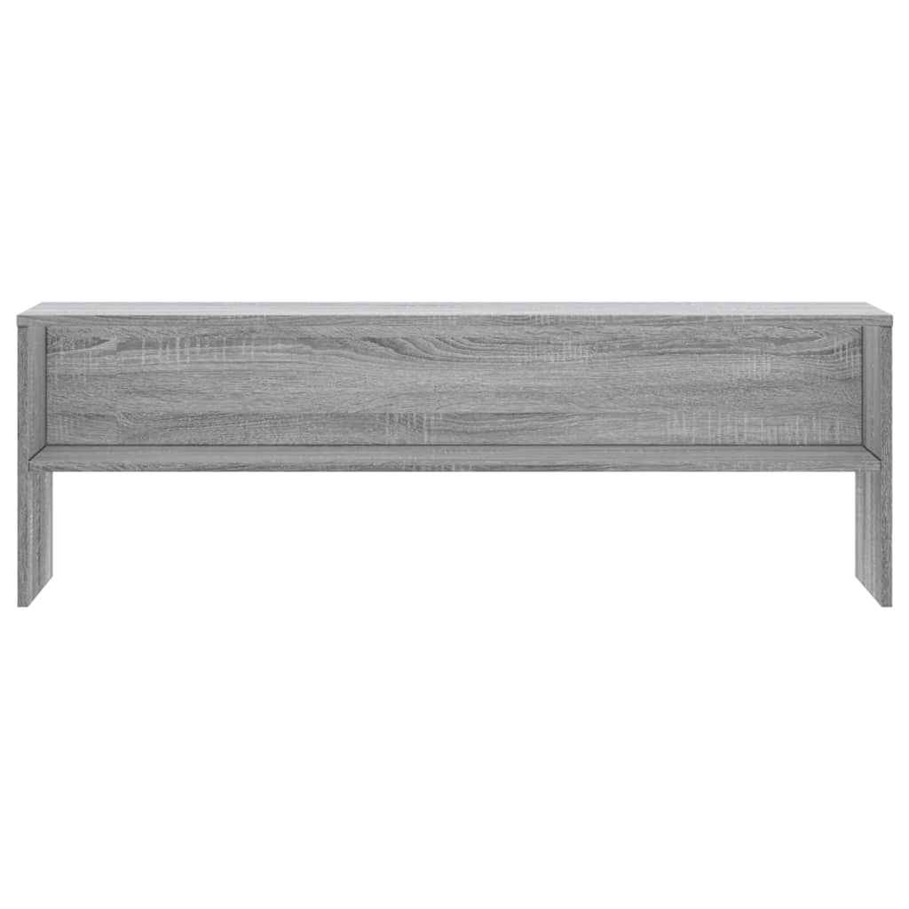 szürke sonoma színű szerelt fa TV-szekrény 120 x 40 x 40 cm