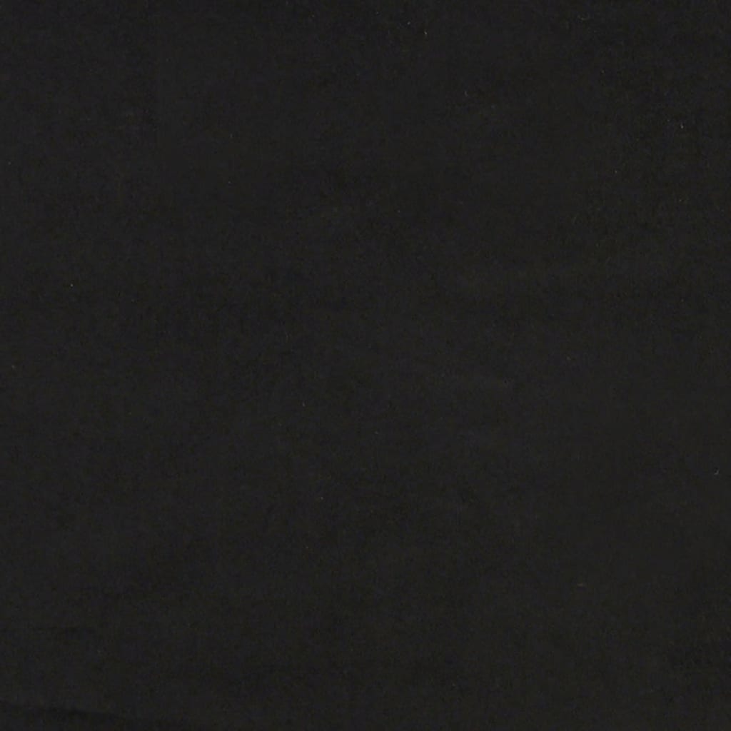 fekete bársony heverő matraccal 90 x 200 cm