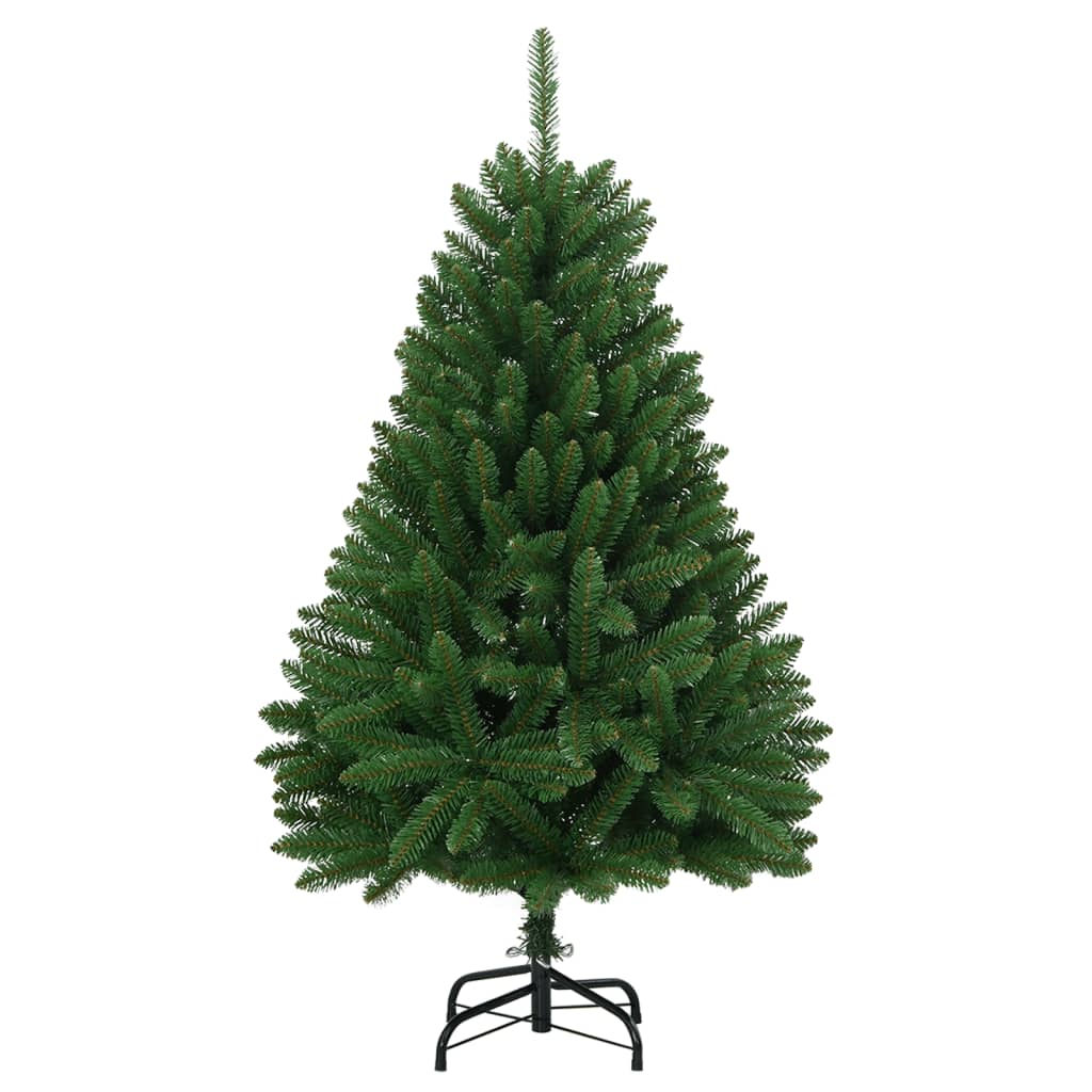 zöld csuklópántos műkarácsonyfa állvánnyal 120 cm