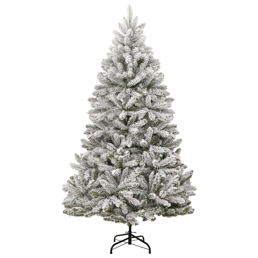 csuklópántos műkarácsonyfa hóval 240 cm