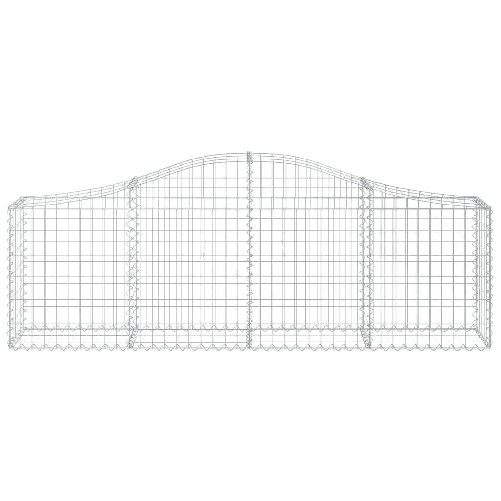 25 db íves horganyzott vas gabion kosár 200x30x60/80 cm