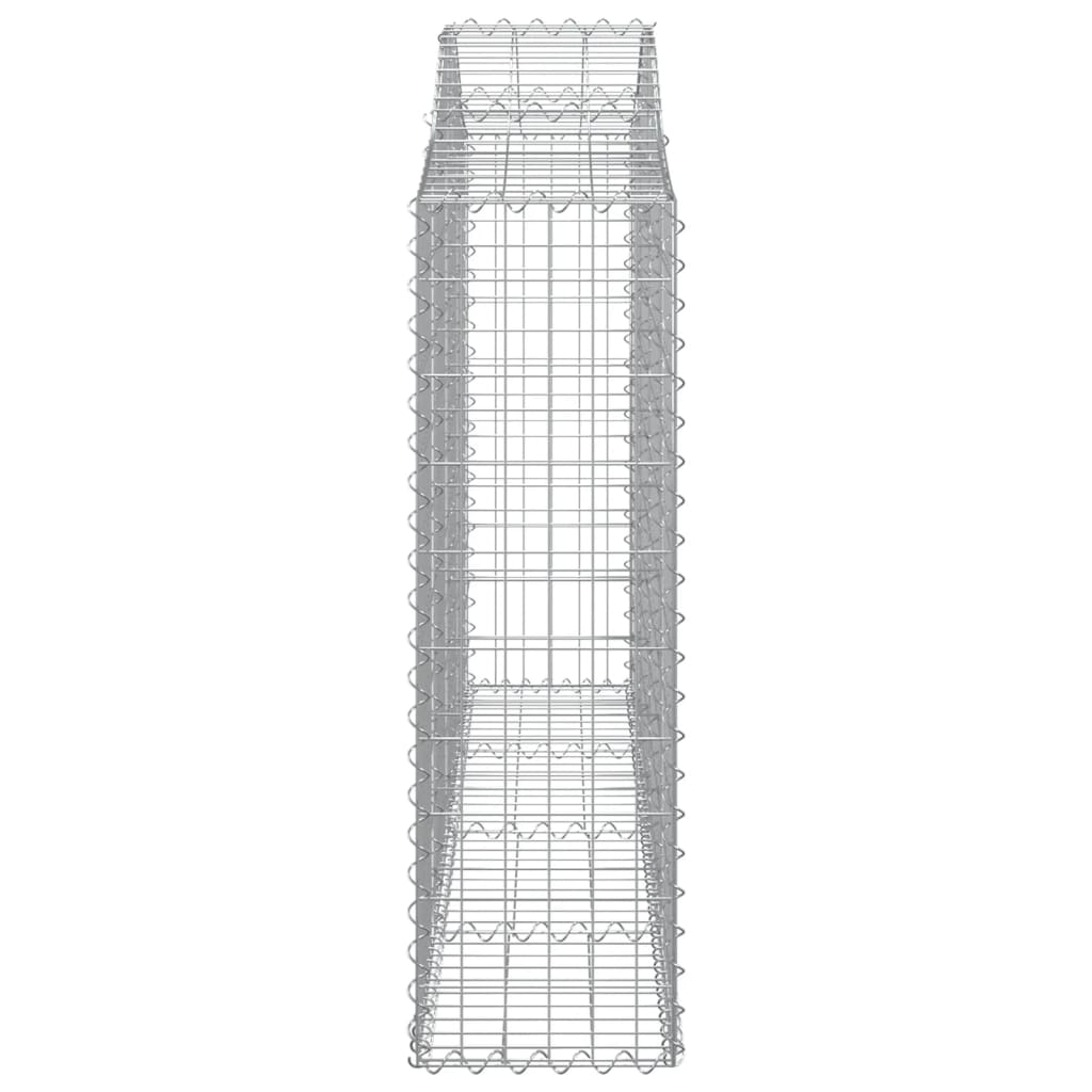 10 db íves horganyzott vas gabion kosár 200x30x100/120 cm
