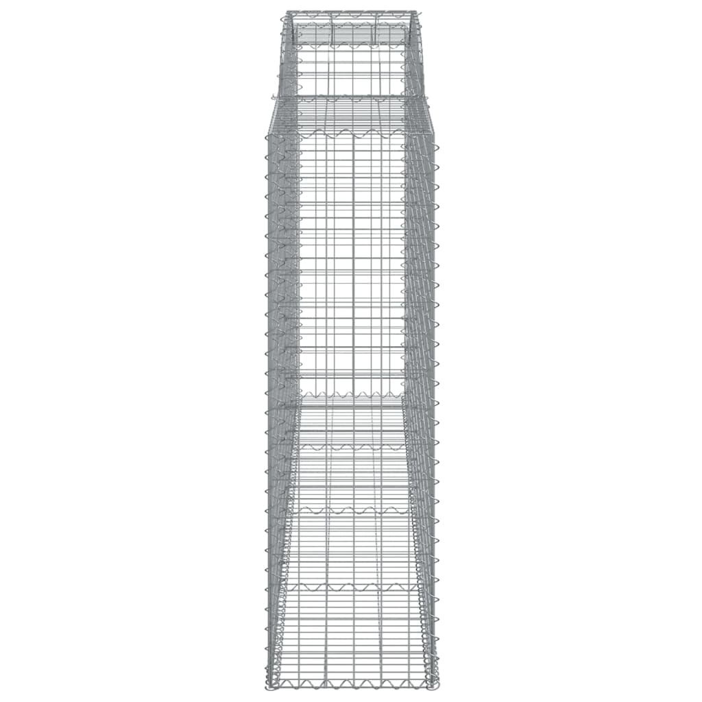10 db íves horganyzott vas gabion kosár 300x50x160/180 cm