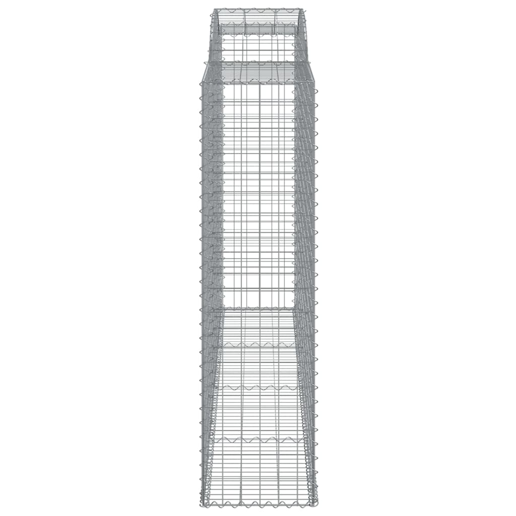 10 db íves horganyzott vas gabion kosár 300x50x180/200 cm