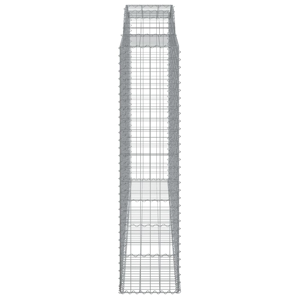 10 db íves horganyzott vas gabion kosár 300x50x200/220 cm