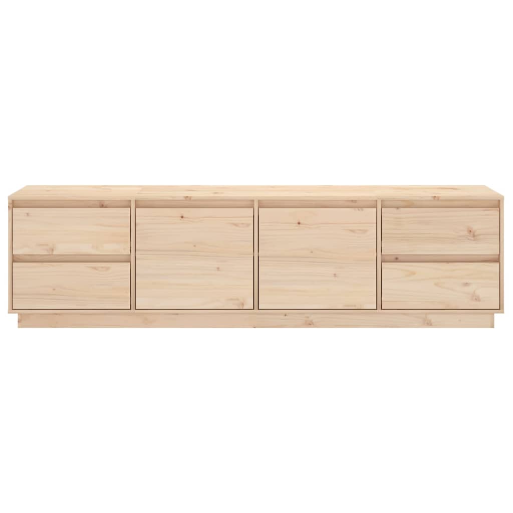 tömör fenyőfa TV-szekrény 176x37x47,5 cm