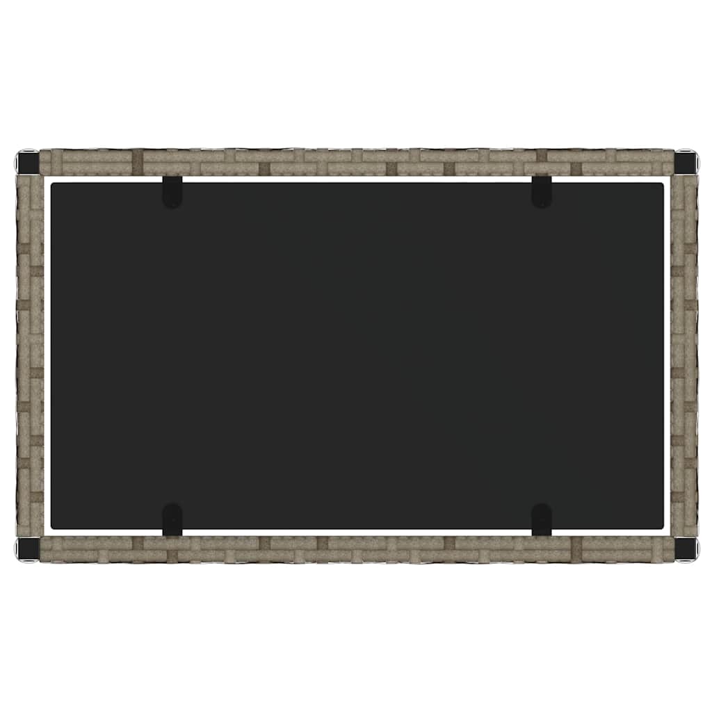 4 részes szürke polyrattan kerti ülőgarnitúra párnákkal