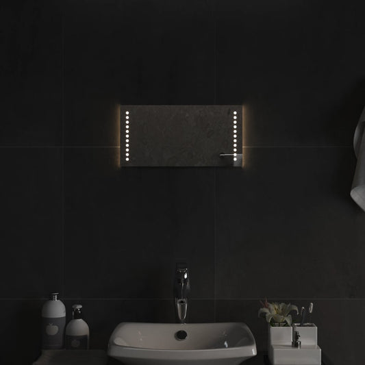 LED-es fürdőszobatükör 20x40 cm