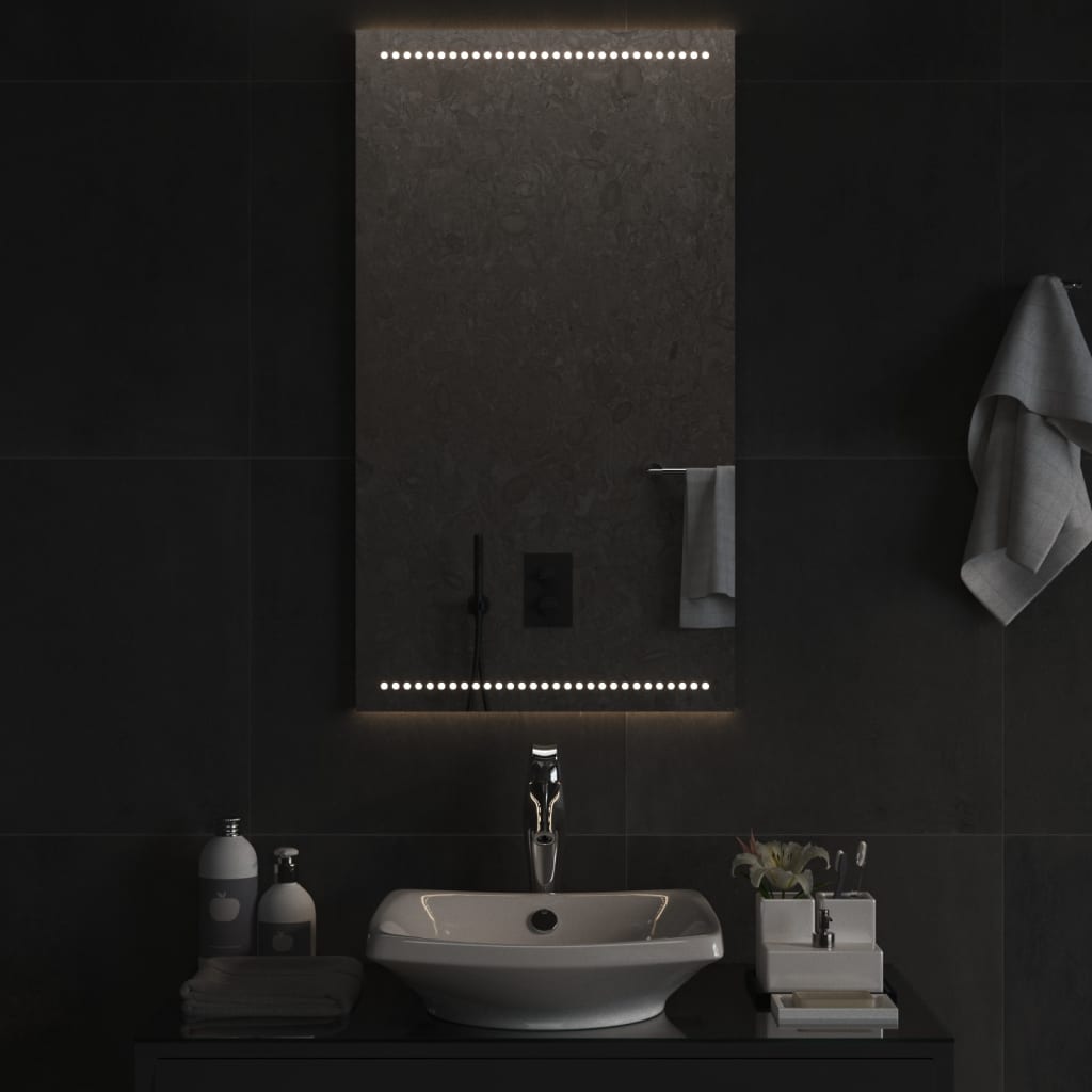 LED-es fürdőszobatükör 50x90 cm