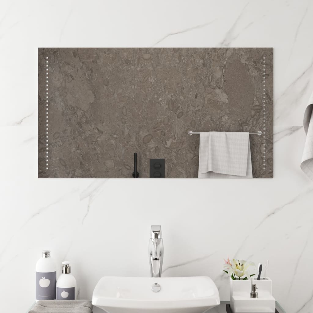 LED-es fürdőszobatükör 50x90 cm