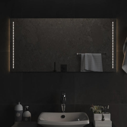 LED-es fürdőszobatükör 50x100 cm