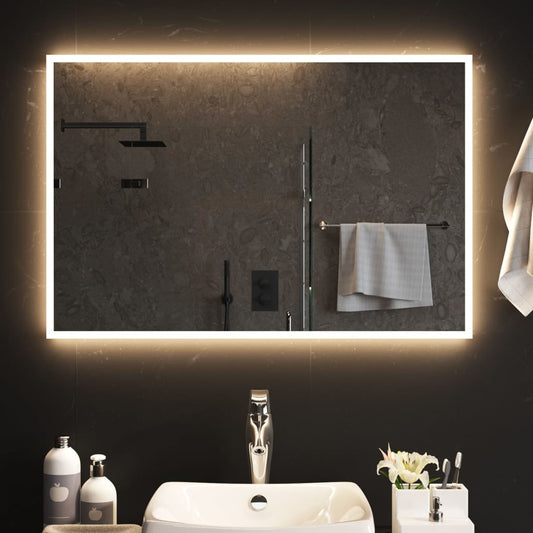 LED-es fürdőszobatükör 60x90 cm